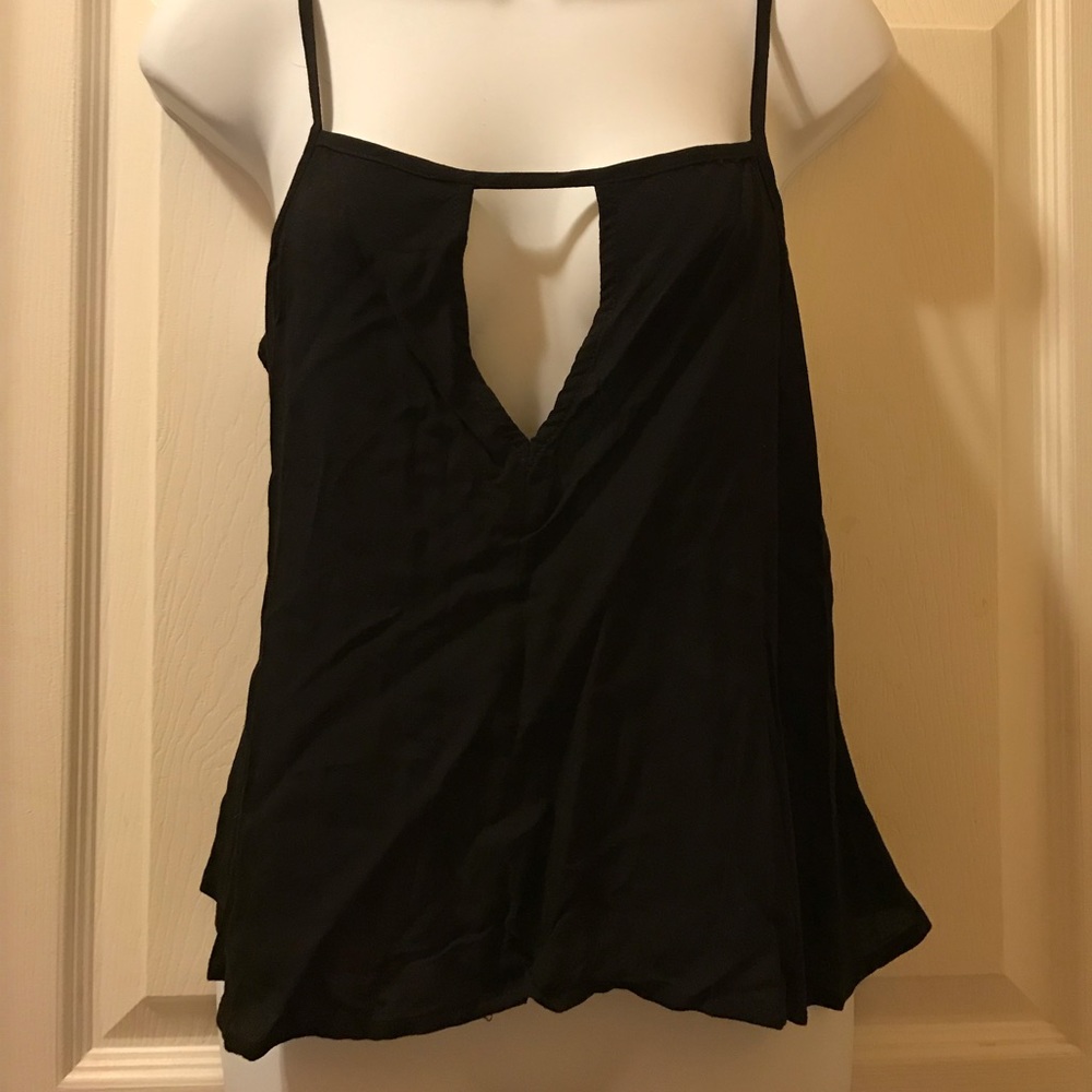 Black cut out tank